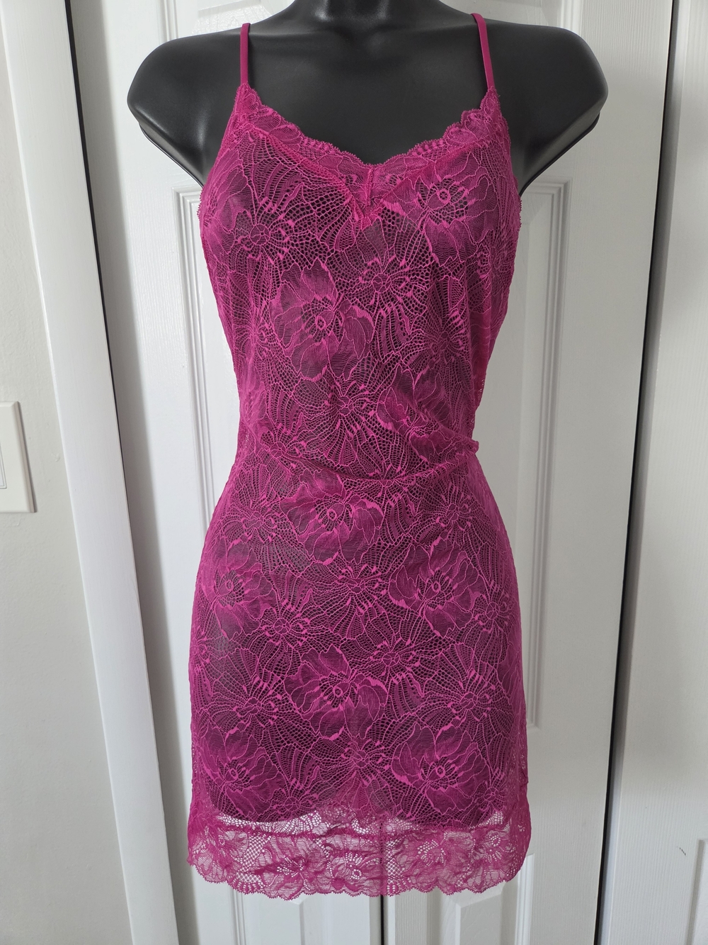 Victoria's Secret Magenta Lace Lingerie